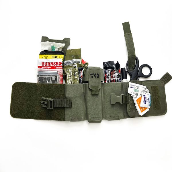 Pouch for first aid kit "Dnipro" without platform (shin mount), model No. 23, olive РМ231 photo
