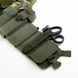 Pouch for first aid kit "Dnipro" without platform (shin mount), model No. 23, olive