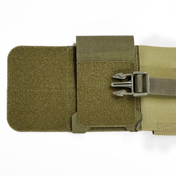 Pouch for first aid kit "Dnipro" without platform (shin mount), model No. 23, coyote РМ235 photo