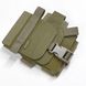 Pouch for first aid kit "Dnipro" without platform (shin mount), model No. 23, coyote