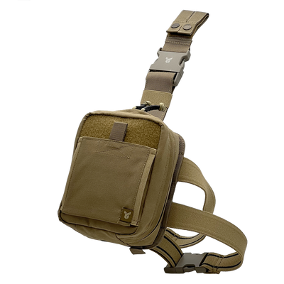Pouch for a first aid kit "Dnipro" on a platform (attachment for ammunition and hip), PM21, coyote PM215 photo