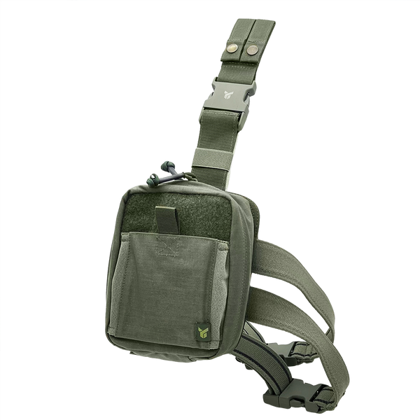Pouch for a first aid kit "Dnipro" on a platform (attachment for ammunition and hip), PM21, olive PM211 photo