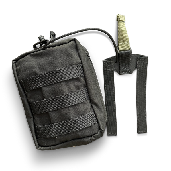Pouch for a first aid kit "Dnipro" without platform (attachment for ammunition), model No. 24, black PM242 photo
