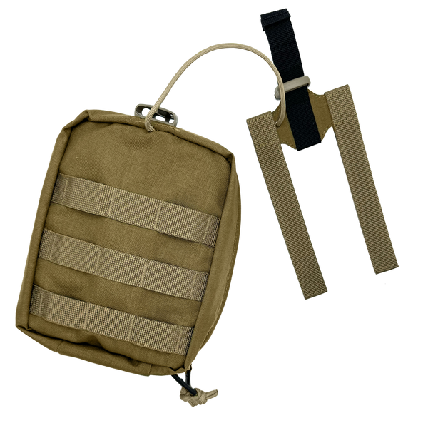 Pouch for a first aid kit "Dnipro" without a platform (attachment for ammunition), PM24, coyote PM245 photo