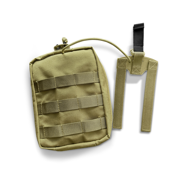 Pouch for a first aid kit "Dnipro" without a platform (attachment for ammunition), model No. 24, coyote PM245 photo
