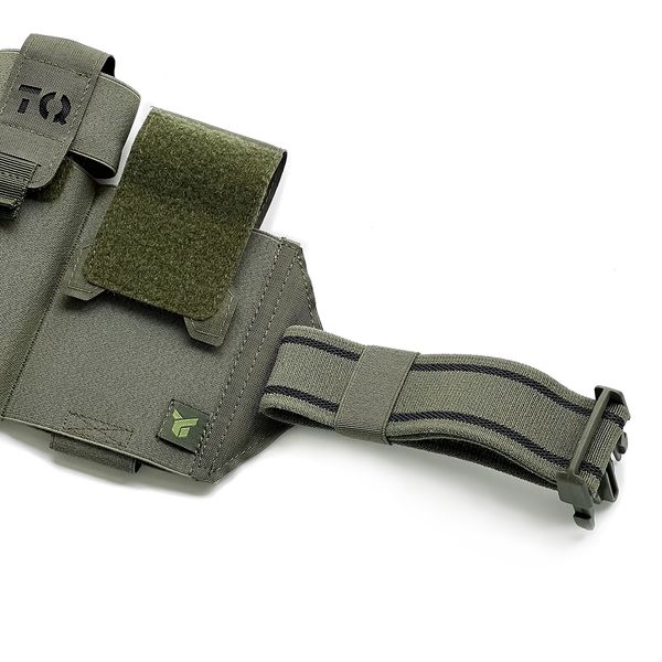 Pouch for a first aid kit "Dnipro" on a platform (attachment on the belt and thigh), PM25, oil PM251 photo