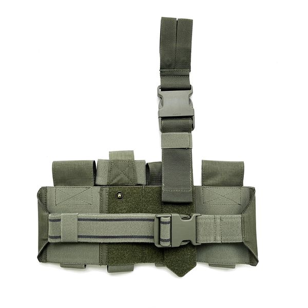 Pouch for a first aid kit "Dnipro" on a platform (attachment on the belt and thigh), PM25, oil PM251 photo