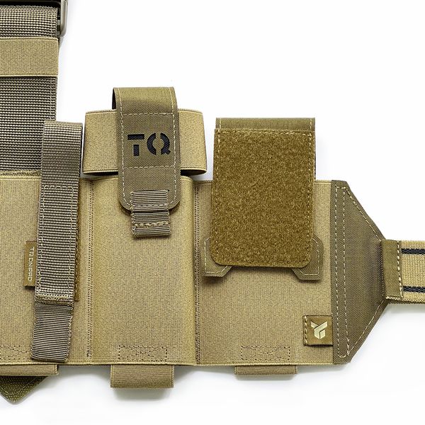 First aid kit pouch "Dnepr" on a platform (attachment on the belt and thigh), РМ25, coyote PM255 photo