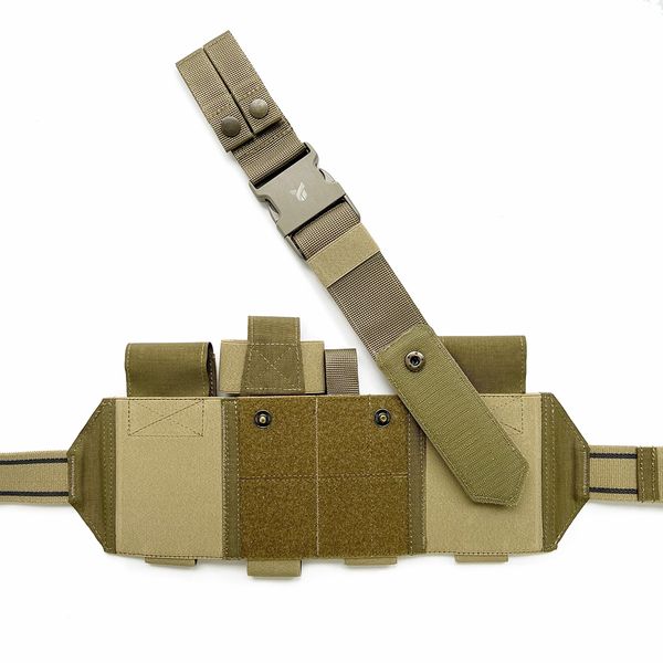 First aid kit pouch "Dnepr" on a platform (attachment on the belt and thigh), РМ25, coyote PM255 photo