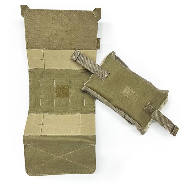 Pouch for a first aid kit "Dnipro", with a platform (attachment to a tactical belt), PM27, cayote PM275 photo