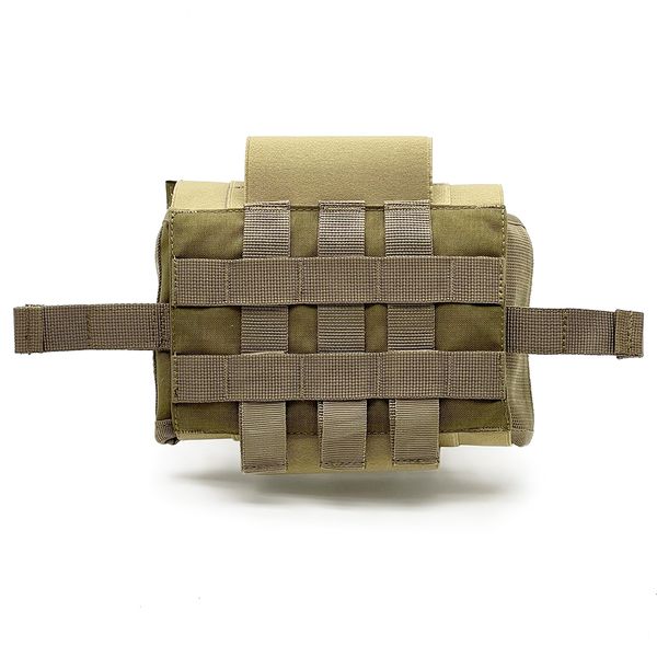 Pouch for a first aid kit "Dnipro", with a platform (attachment to a tactical belt), PM27, cayote PM275 photo