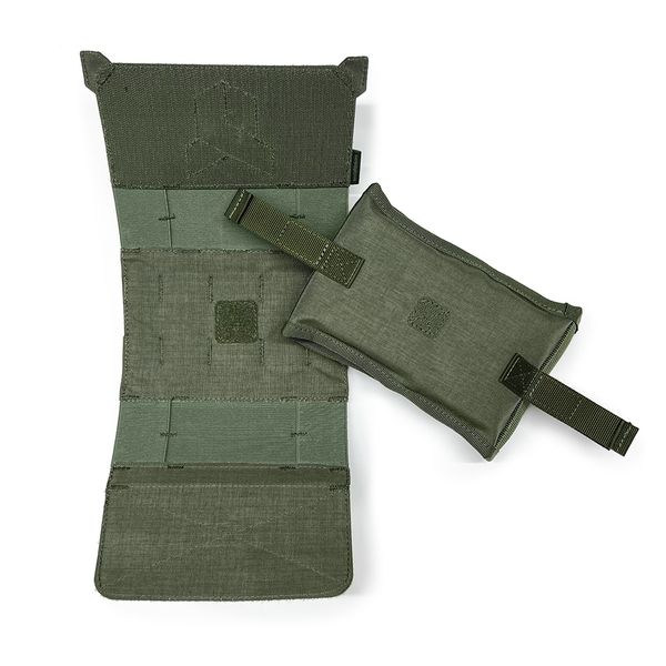 Pouch for first aid kit "Dnipro", with platform (attachment to a tactical belt), PM27, oil PM271 photo