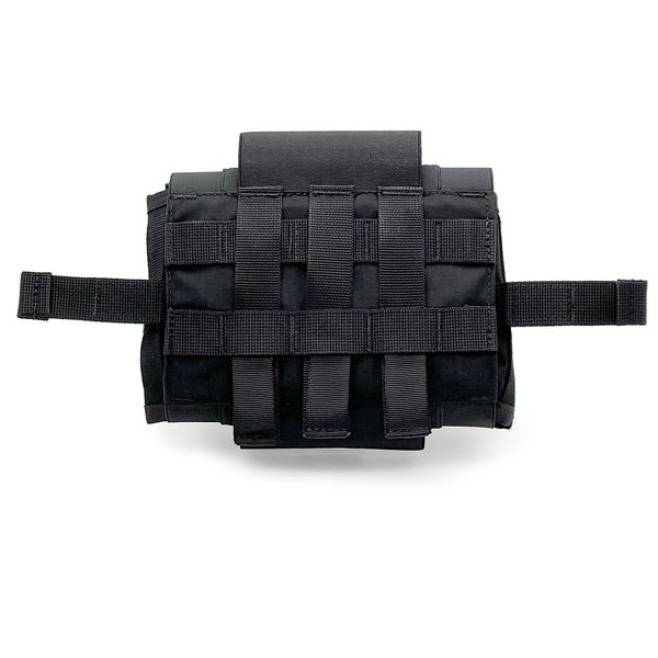 Pouch for a first aid kit "Dnipro", with a platform (attachment to a tactical belt), model No. 27, black PM272 photo