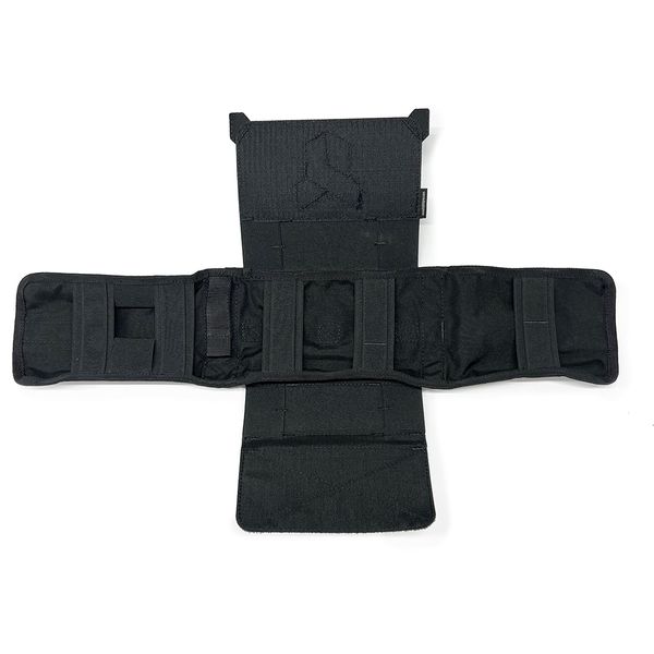 Pouch for a first aid kit "Dnipro", with a platform (attachment to a tactical belt), model No. 27, black PM272 photo